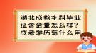 湖北成教本科畢業(yè)證含金量怎么樣？成考學(xué)歷有什么用？