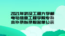 2021年武漢工程大學(xué)郵電與信息工程學(xué)院專(zhuān)升本補(bǔ)錄擬錄取名單公示