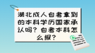 湖北成人自考拿到的本科學(xué)歷國(guó)家承認(rèn)嗎？自考本科怎么報(bào)？