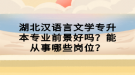 湖北漢語(yǔ)言文學(xué)專升本專業(yè)前景好嗎？能從事哪些崗位？