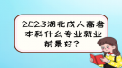 2023湖北成人高考本科什么專業(yè)就業(yè)前景好？