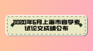 2020年6月上海市自學(xué)考試論文成績公布